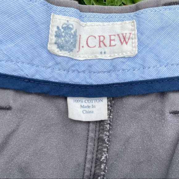 J. Crew Factory Gray Flat Front Casual Shorts 34 - Picture 3 of 5